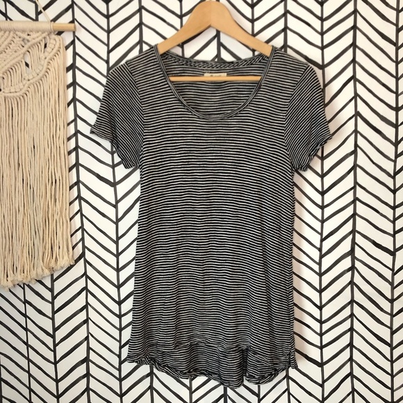 MADEWELL Stripe Crewneck Basic Tee - Picture 2 of 7